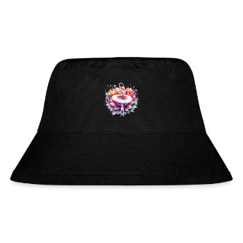 Balletttänzerin mit Tutu - Stanley/Stella recycelter Bucket Hat - Schwarz - Vorne
