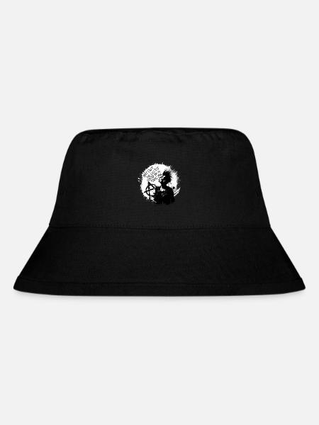"Spit Out The Lies" - Anarchistisches Punk-Manifest T-Shirt - Stanley/Stella recycelter Bucket Hat - Schwarz