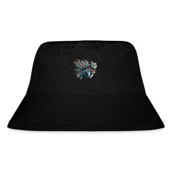 Super Cat British Shorthair BKH Tabby - Stanley/Stella Recycled Bucket Hat - black - Front