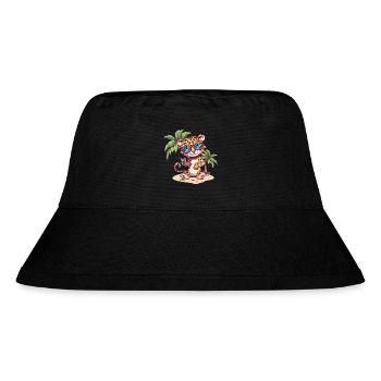 Palmier d’été de l’île Leopard - Bob recyclé Stanley/Stella - noir - Devant
