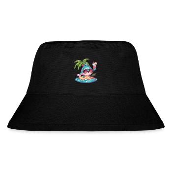 Piranha Fish Summer Holiday - Stanley/Stella Recycled Bucket Hat - black - Front