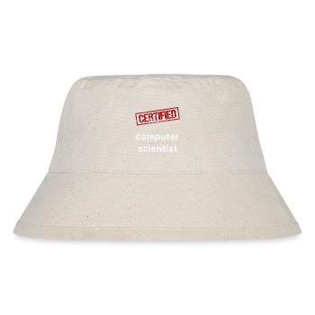 Informatiker - Stanley/Stella recycelter Bucket Hat - Naturweiß - Vorne