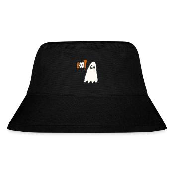 Halloween Geist - Ach du Schreck - Stanley/Stella recycelter Bucket Hat - Schwarz - Vorne