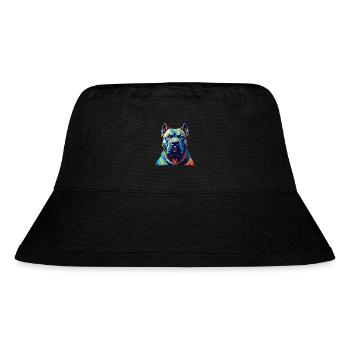 Perro De Presa Canario Hunderasse Cartoon Kawaii - Stanley/Stella recycelter Bucket Hat - Schwarz - Vorne