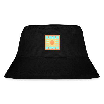 Color Games Pattern Design - Stanley/Stella Recycled Bucket Hat - black - Front