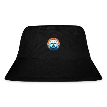 Bichon frisé chien mignon Kawaii dessin animé Animal Logo - Bob recyclé Stanley/Stella - noir - Devant