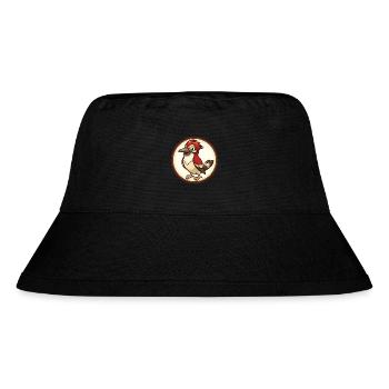 Jay Bird Bunte Kawaii Cartoon Figur Clipart - Stanley/Stella recycelter Bucket Hat - Schwarz - Vorne