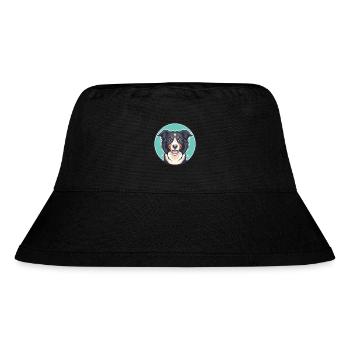 Picardy Sheepdog Dog Breed Cartoon Kawaii Clipart - Stanley/Stella Recycled Bucket Hat - black - Front