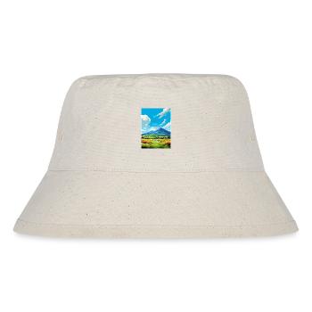 Mourne Mountains Aonb Travel Poster Souvenir WPA - Stanley/Stella Recycled Bucket Hat - natural - Front