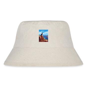 Grand Canyon Nationalpark Arizona Reiseposter - Stanley/Stella recycelter Bucket Hat - Naturweiß - Vorne