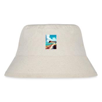 Dry Tortugas National Park Travel Poster Souvenir - Stanley/Stella Recycled Bucket Hat - natural - Front
