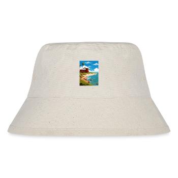 Dry Tortugas National Park Travel Poster Souvenir - Stanley/Stella Recycled Bucket Hat - natural - Front