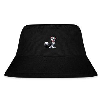 Border Collie 5 - Stanley/Stella Recycled Bucket Hat - black - Front