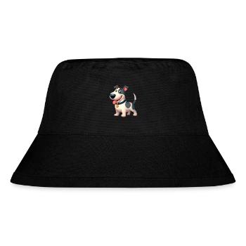 Bull Terrier 3 - Stanley/Stella Recycled Bucket Hat - black - Front