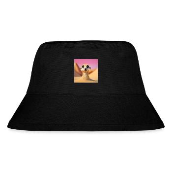 Meerkat, Meerkat Family, Meerkat Humor - Stanley/Stella Recycled Bucket Hat - black - Front