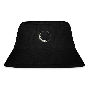 Spring Wreath - Personalizable - Stanley/Stella Recycled Bucket Hat - black - Front
