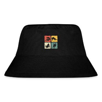 Jiu-Jitsu Retro Jiu Jitsu - Stanley/Stella Recycled Bucket Hat - black - Front