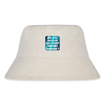 SIMULATION REALITÄT FALSCHE ZEITACHSE - Stanley/Stella recycelter Bucket Hat - Naturweiß - Vorne