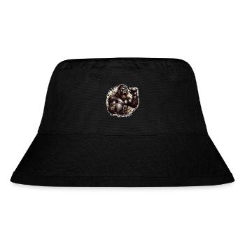 Gorilla Boxer Fighter Boxing Roars Gift - Stanley/Stella Recycled Bucket Hat - black - Front