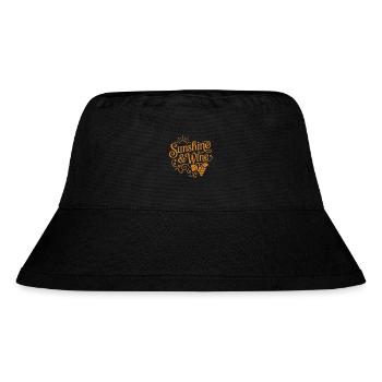 Sunshine and Wine – Pure Summer Wine Moments - Stanley/Stella Recycled Bucket Hat - black - Front