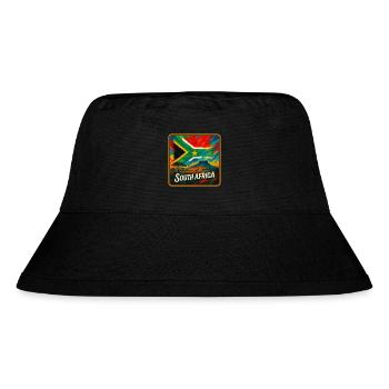 Conception du drapeau de l’Afrique du Sud - Bob recyclé Stanley/Stella - noir - Devant