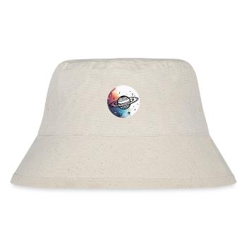 Minimalist Planet – Simple Space Design - Stanley/Stella Recycled Bucket Hat - natural - Front