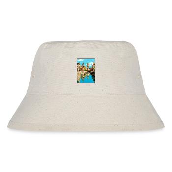 Gand, Belgique, charmante ville, Skyline, illustration - Bob recyclé Stanley/Stella - blanc naturel - Devant