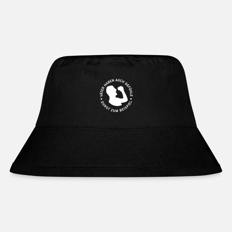 Vater Durst Spruch Kreis - Stanley/Stella recycelter Bucket Hat - Schwarz