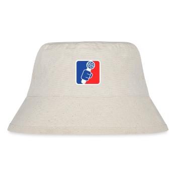 Microphone Check League Icon – Sportfan - Stanley/Stella recycelter Bucket Hat - Naturweiß - Vorne