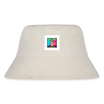 Bauhumor für Erwachsene - Stanley/Stella recycelter Bucket Hat - Naturweiß - Vorne