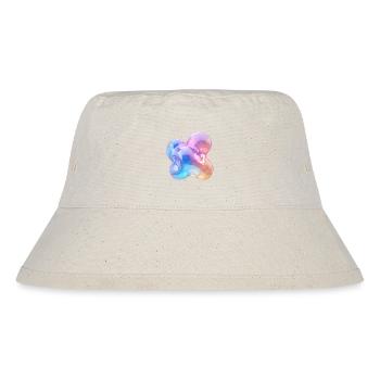 Glossy Pastel Abstract Bubble Design - Stanley/Stella Recycled Bucket Hat - natural - Front