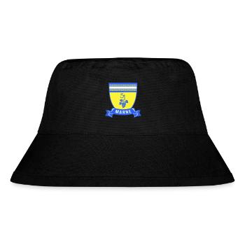 Coat of arms Marne 51 with a bunch of grapes - Stanley/Stella Recycled Bucket Hat - black - Front