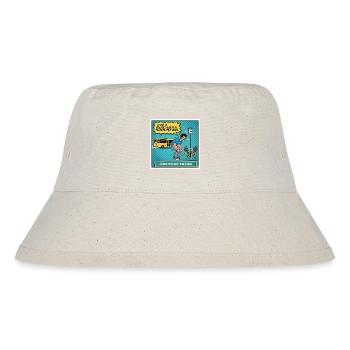 Hohe Messlatte für morgen - Stanley/Stella recycelter Bucket Hat - Naturweiß - Vorne