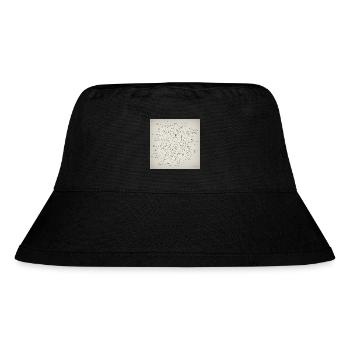 Abstraktes neuronales Netzwerk - Stanley/Stella recycelter Bucket Hat - Schwarz - Vorne