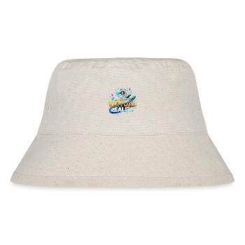 Virtual Reality Gaming Technology Kidstyle - Stanley/Stella Recycled Bucket Hat - natural - Front