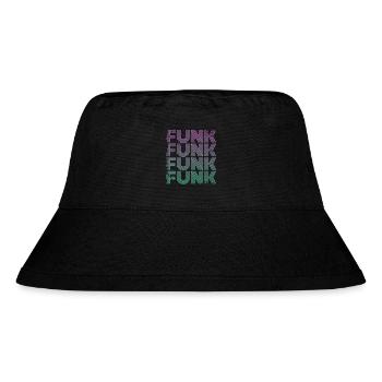 Funk Vintage - Stanley/Stella recycelter Bucket Hat - Schwarz - Vorne