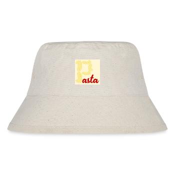 Pasta Nudeln Lieblingsessen - Stanley/Stella recycelter Bucket Hat - Naturweiß - Vorne