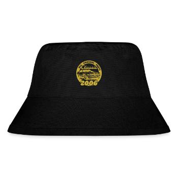 20. Geburtstag - Klassiker Musclecar 02/2006 - Stanley/Stella recycelter Bucket Hat - Schwarz - Vorne