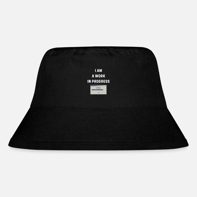 Work in progress – Loading bar - Stanley/Stella Recycled Bucket Hat - black