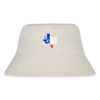 Bohrinsel Ölfeld - Stanley/Stella recycelter Bucket Hat - Naturweiß - Vorne