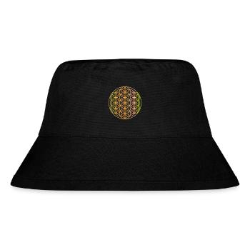 Flower of Life - Stanley/Stella Recycled Bucket Hat - black - Front