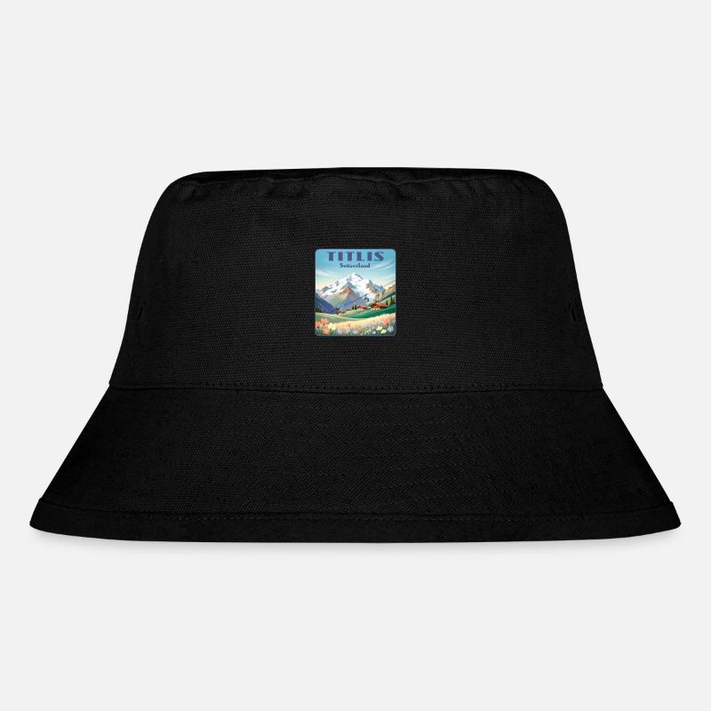 Titlis - Stanley/Stella Recycled Bucket Hat - black