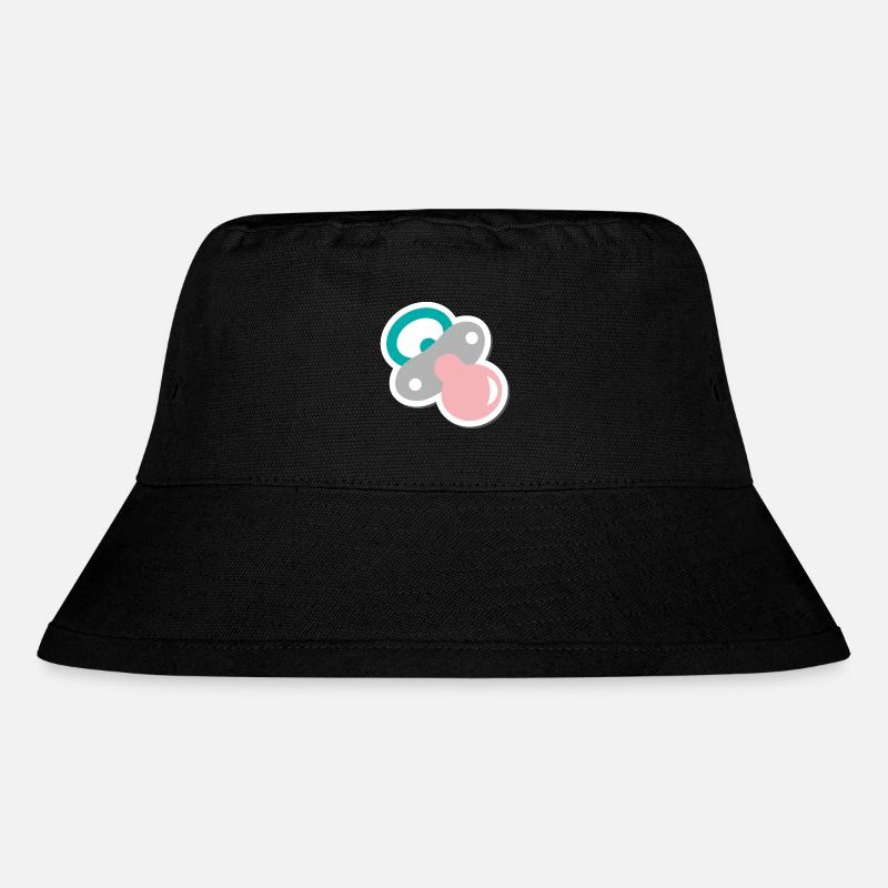 Pacifier - Stanley/Stella Recycled Bucket Hat - black
