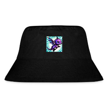 dragon - Stanley/Stella Recycled Bucket Hat - black - Front
