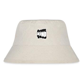 Schulkind 2026 Schriftzug - Stanley/Stella recycelter Bucket Hat - Naturweiß - Vorne