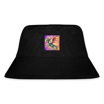 dragon - Stanley/Stella Recycled Bucket Hat - black - Front