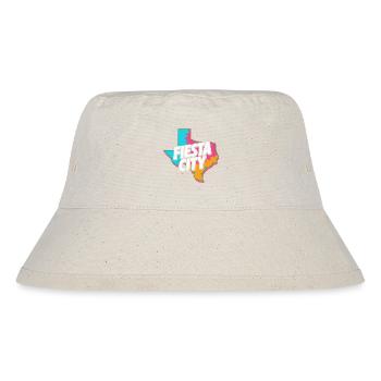 Fiesta City Neon Texas - Stanley/Stella recycelter Bucket Hat - Naturweiß - Vorne