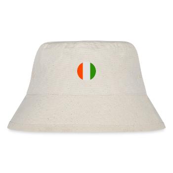 Round Irish flag - Stanley/Stella Recycled Bucket Hat - natural - Front