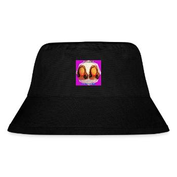 Zwillinge - Stanley/Stella recycelter Bucket Hat - Schwarz - Vorne