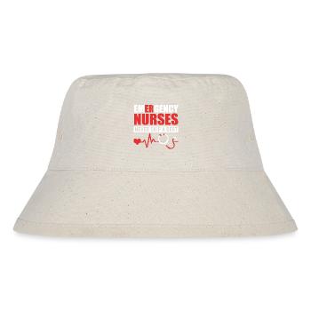 Emergency Nurse - Stanley/Stella Recycled Bucket Hat - natural - Front